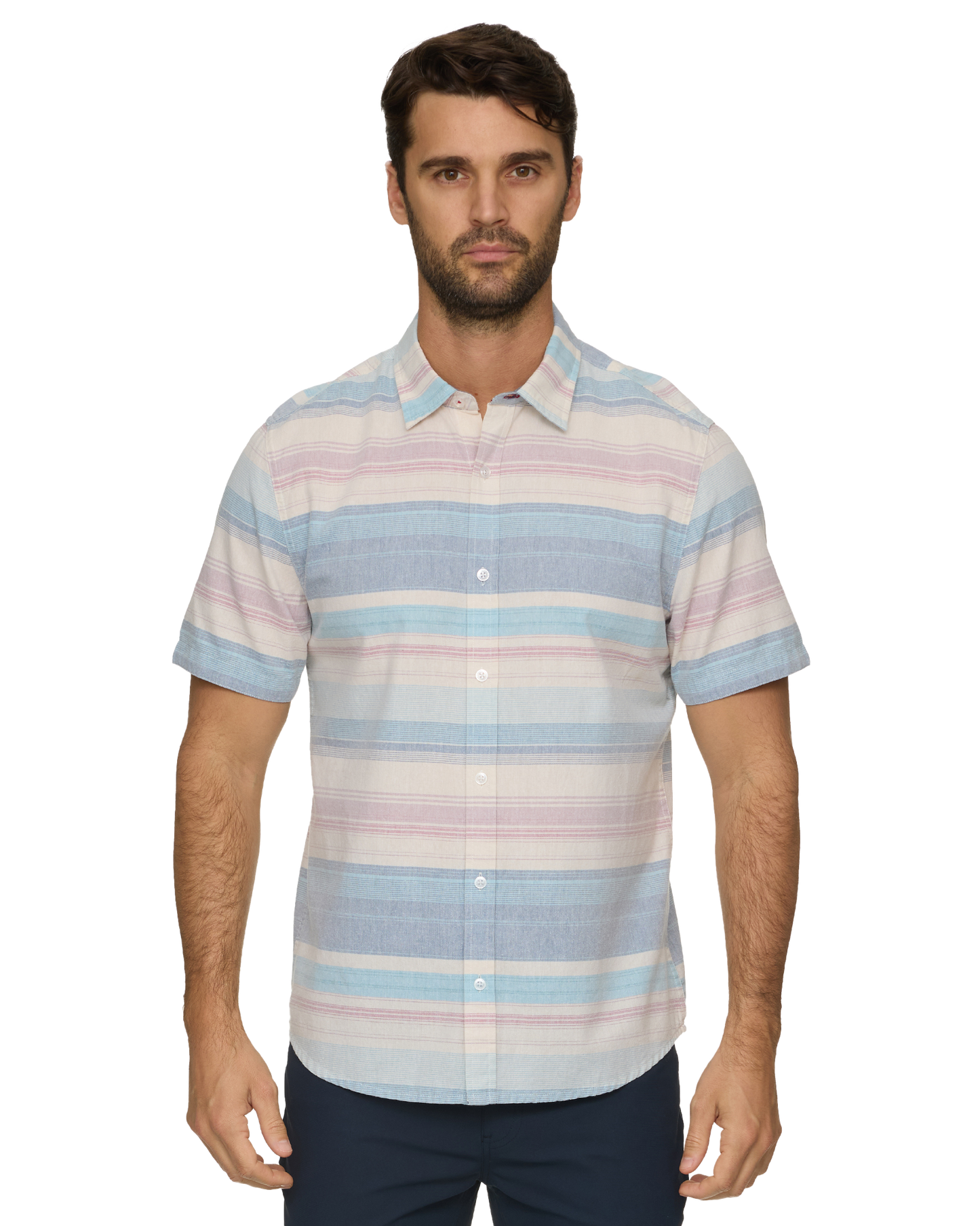 Mason SS Striped Shirt