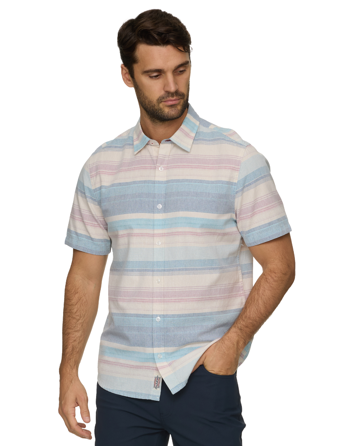 Mason SS Striped Shirt