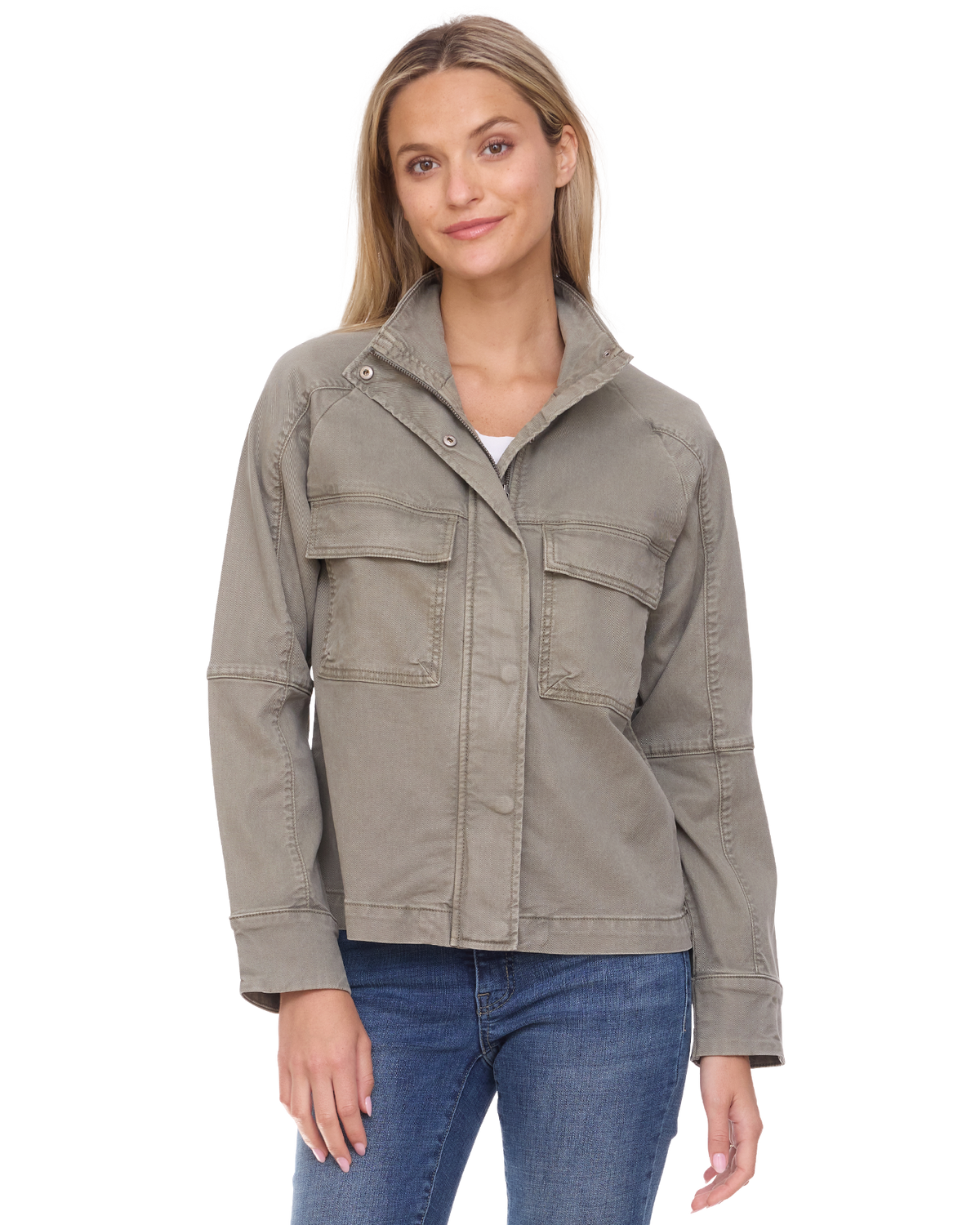 Amelia Cropped Utility Jacket