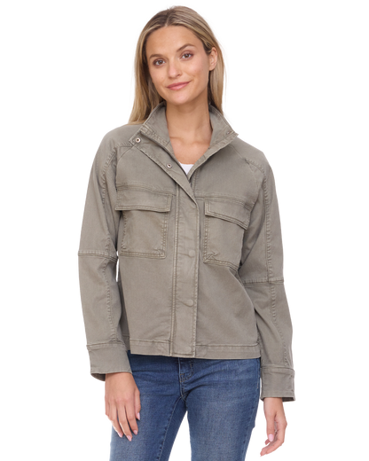 Amelia Cropped Utility Jacket