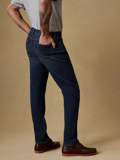 Stretch Terry Indigo 5 Pocket Pant