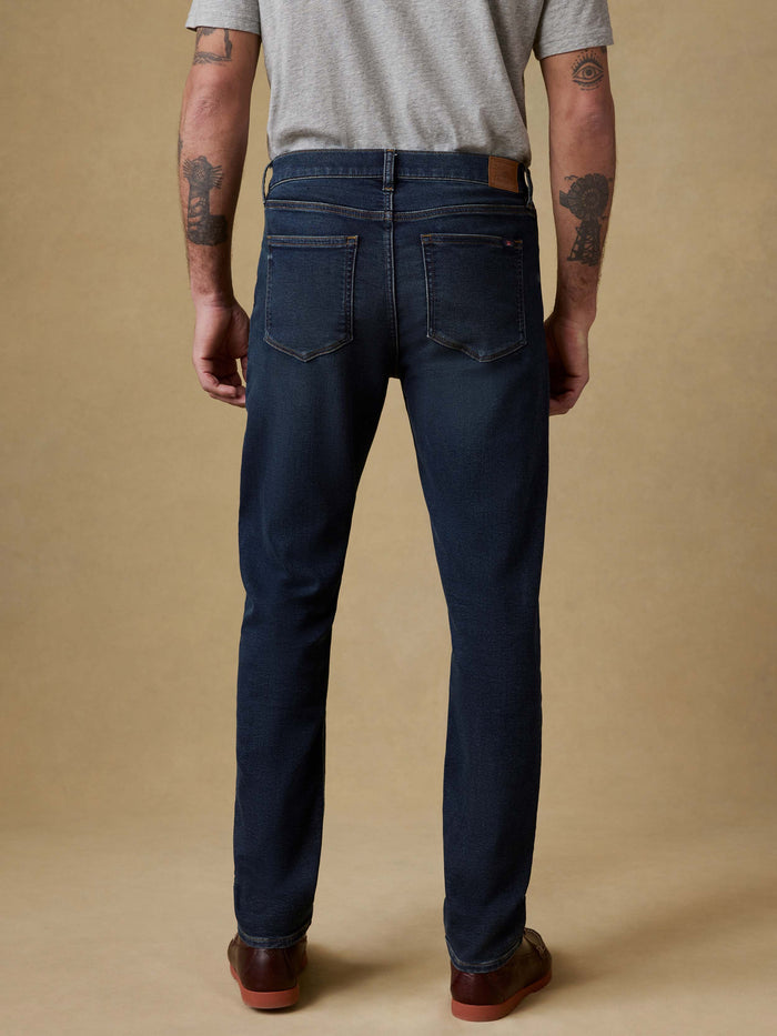 Stretch Terry Indigo 5 Pocket Pant