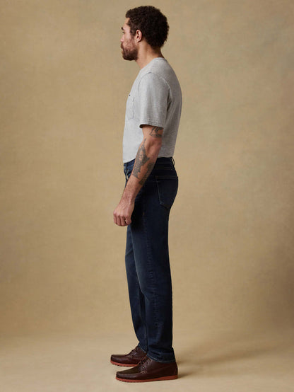 Stretch Terry Indigo 5 Pocket Pant