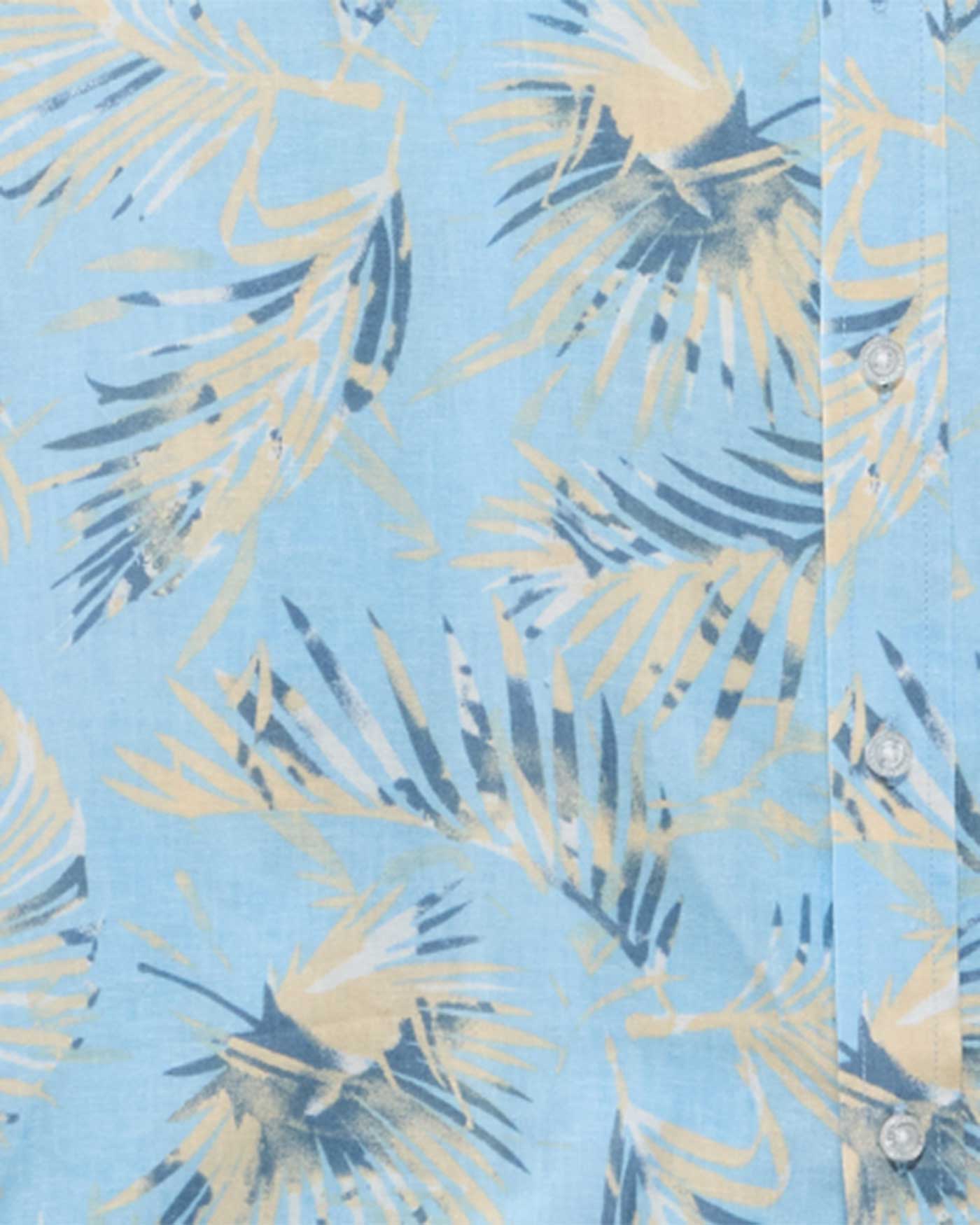Munford SS Palm Print Shirt