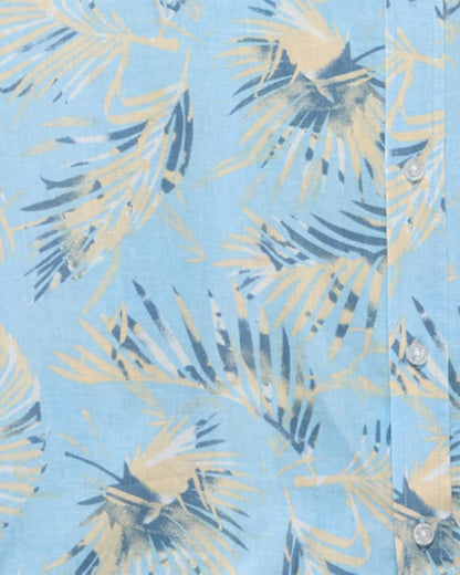 Munford SS Palm Print Shirt
