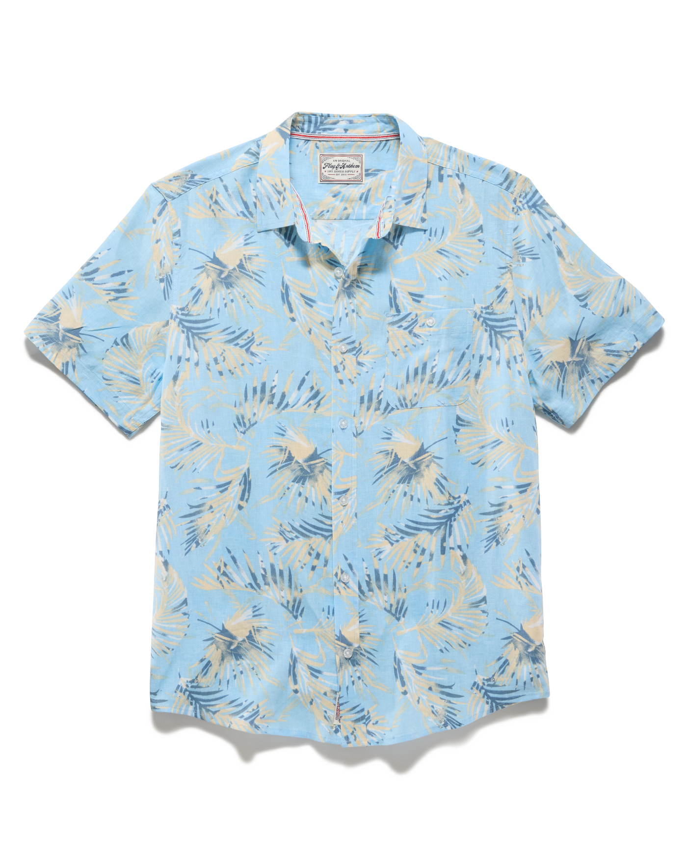 Munford SS Palm Print Shirt