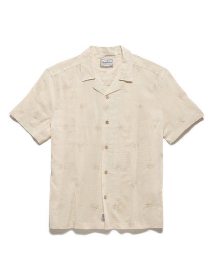 Chandler SS Embroidered Camp Collar Shirt