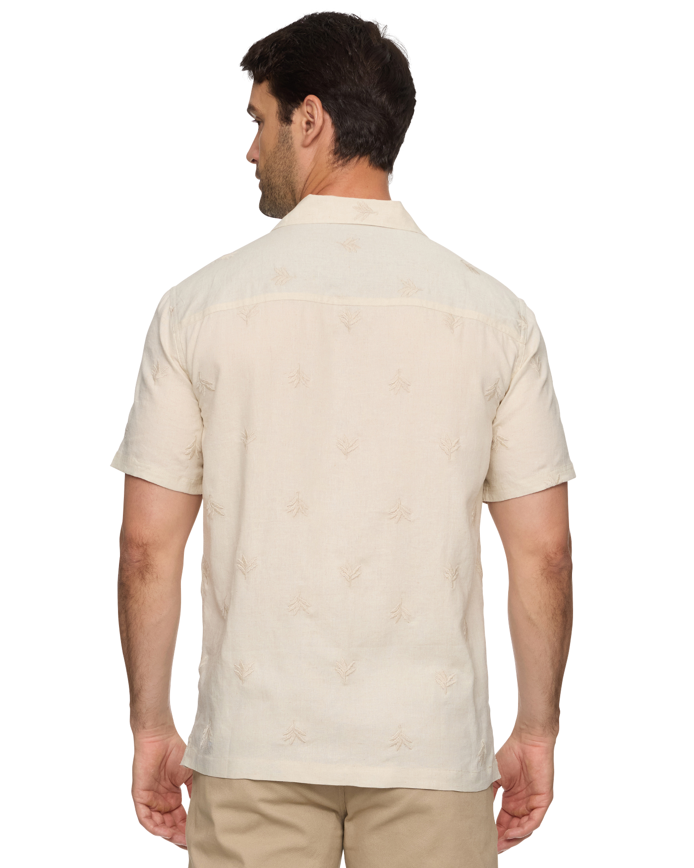 Chandler SS Embroidered Camp Collar Shirt