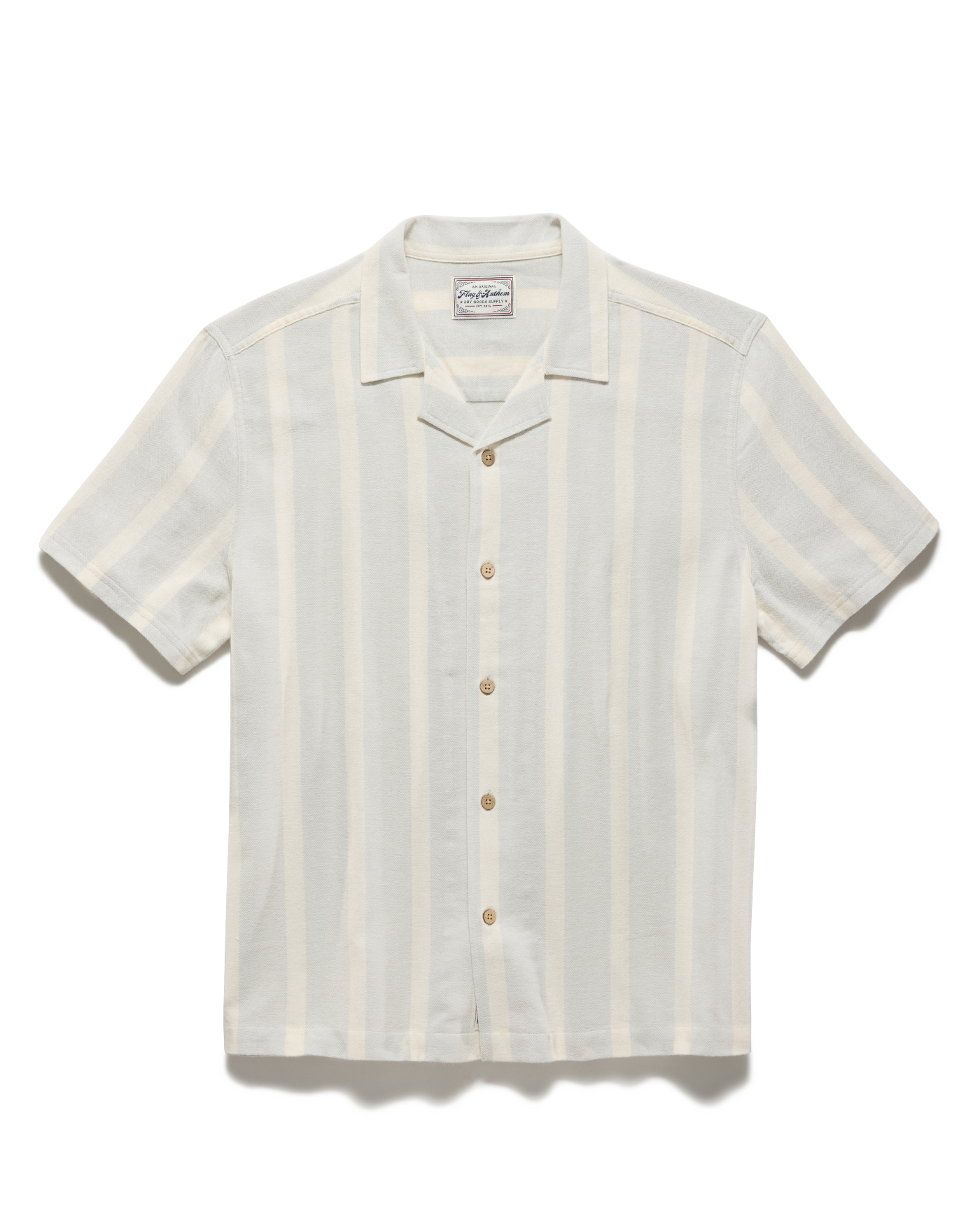 Judson SS Stripe Camp Collar Shirt