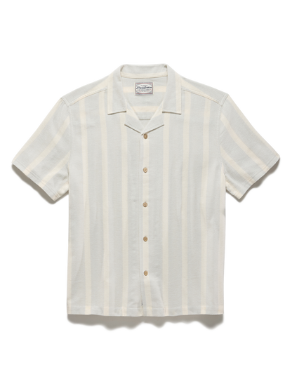 Judson SS Stripe Camp Collar Shirt