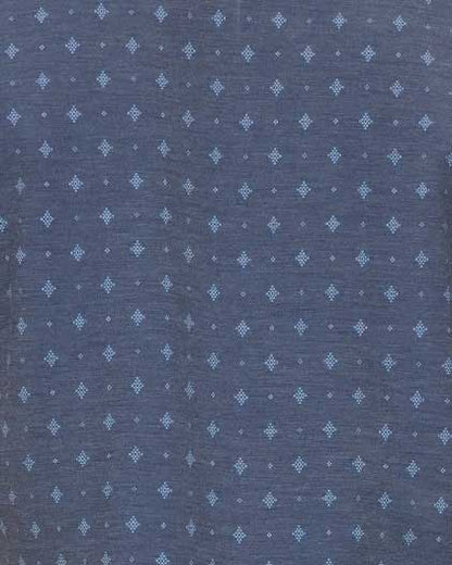 Marion SS Southwest Print Outdoor Performance Western Shirt in blue breathable stretch fabric