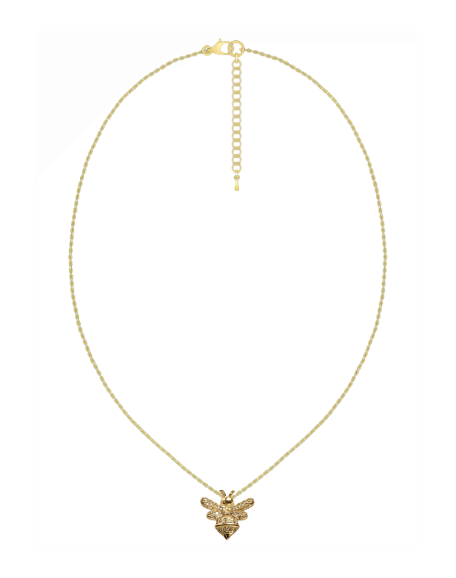 Small 16" Gold Bee Necklace