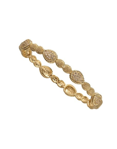 Gold Tear Drop Pave Bracelet with gold plated CZ accents, FOSSICK IMPORTS Women’s Jewelry HCO