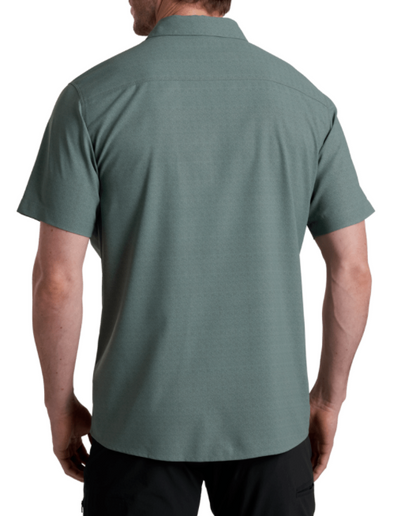 Persuadr SS - Titanium men's green moisture-wicking short sleeve shirt by KUHL, HCO Fredericksburg