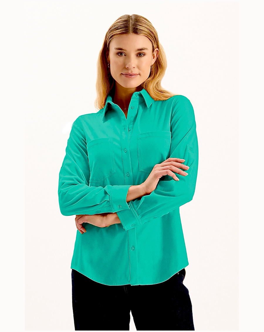 Addison Faux Suede Shirt