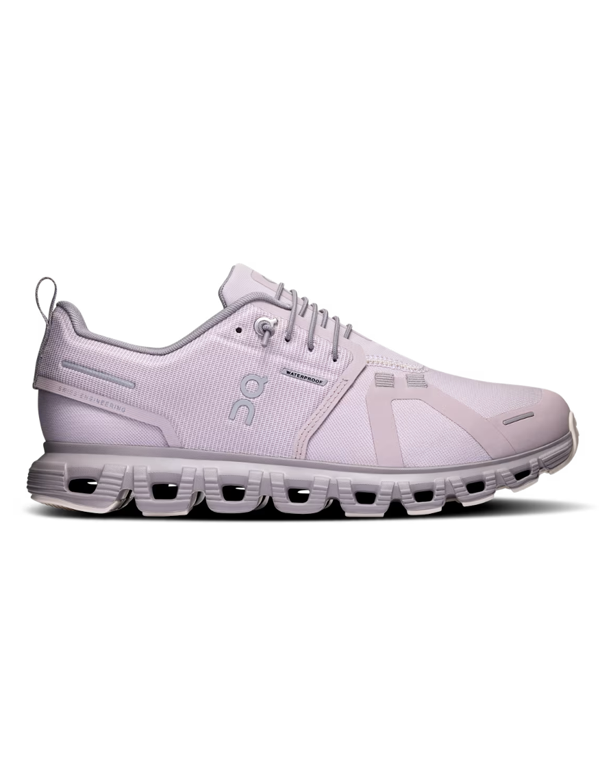 Cloud 6 WP W - Mauve/Zinc women's waterproof running shoe by ON RUNNING, HCO collection