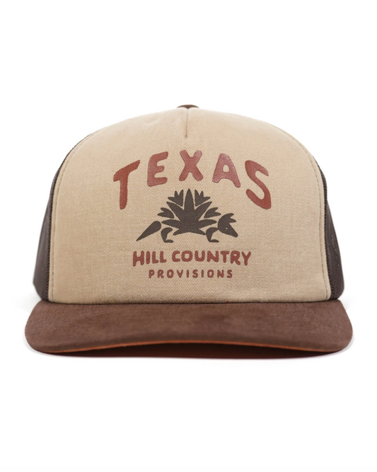 Hill Country Dillo Hat - Brown/Tan