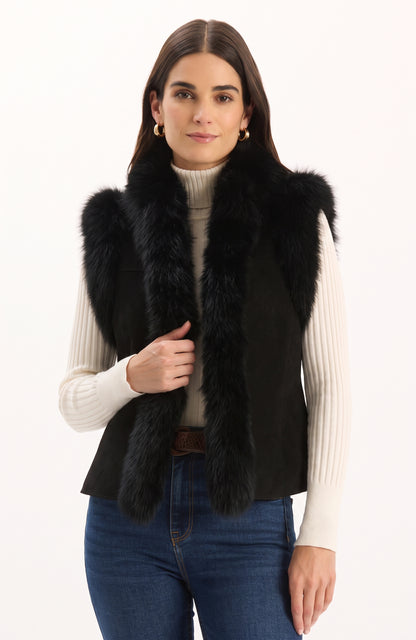 Foxy Fur/Suede Vest