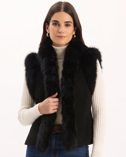 Foxy Fur/Suede Vest