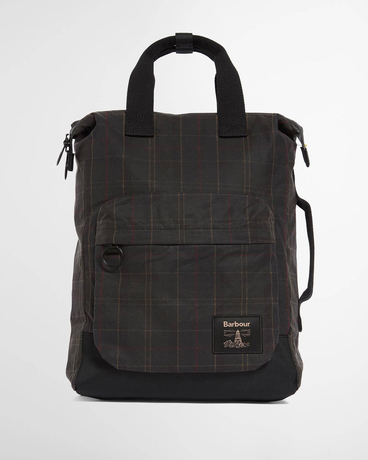 Field Tartan Wax Backpack - Dark Classic Tartan
