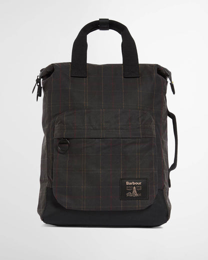 Field Tartan Wax Backpack - Dark Classic Tartan