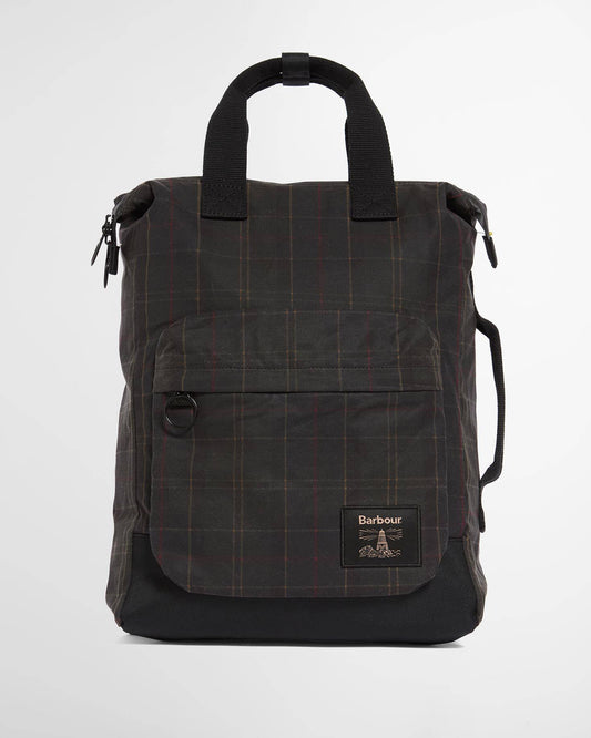 Field Tartan Wax Backpack - Dark Classic Tartan
