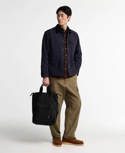 Field Tartan Wax Backpack - Dark Classic Tartan