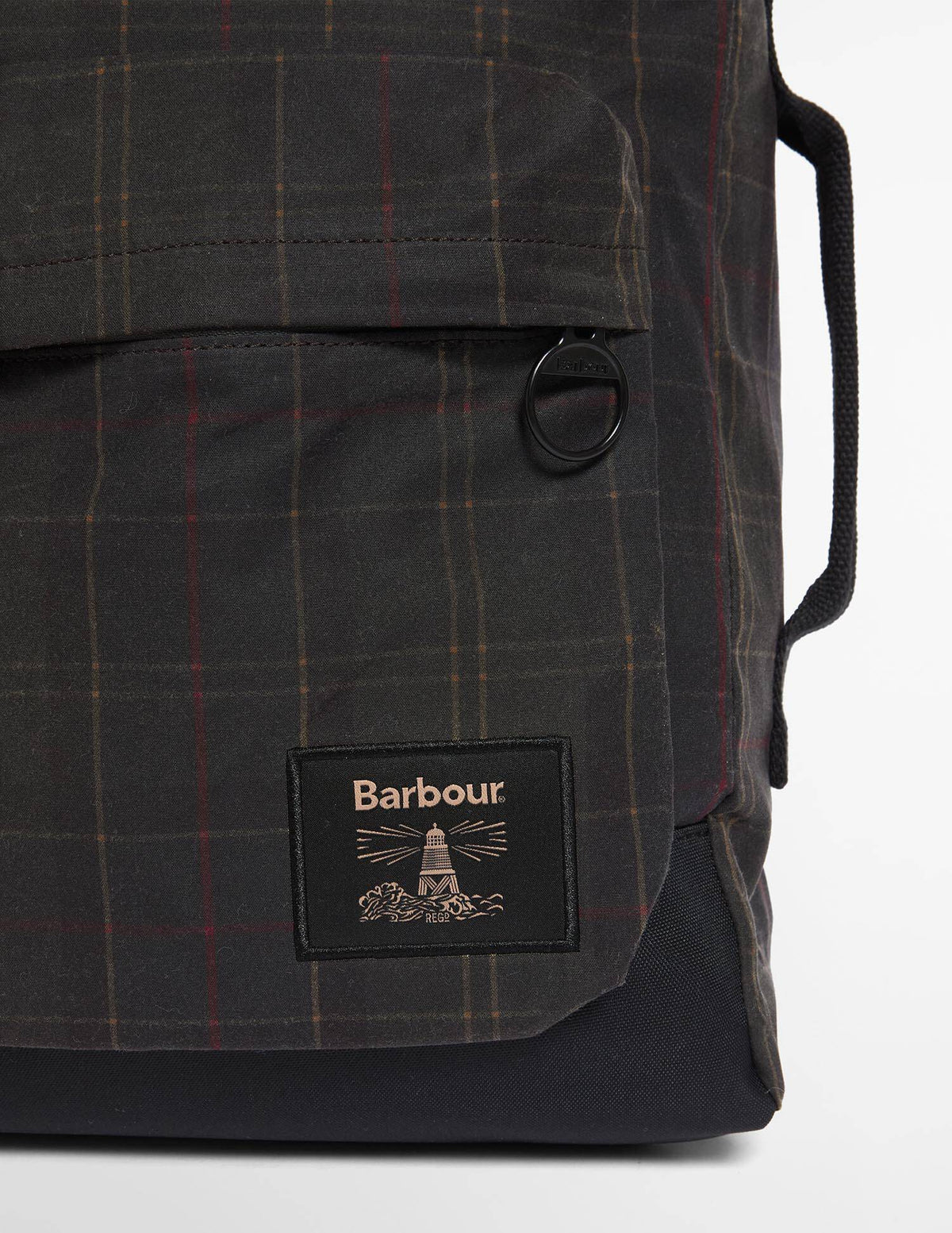 Field Tartan Wax Backpack - Dark Classic Tartan