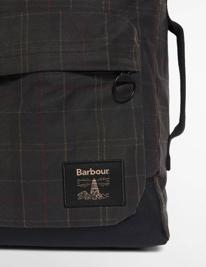Field Tartan Wax Backpack - Dark Classic Tartan