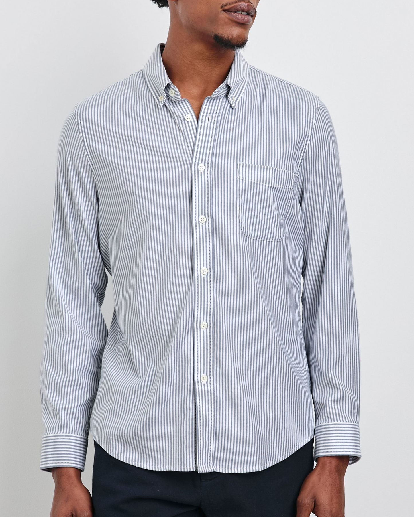 Vance - Blue White Stripe