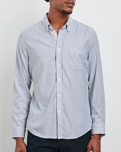 Vance - Blue White Stripe