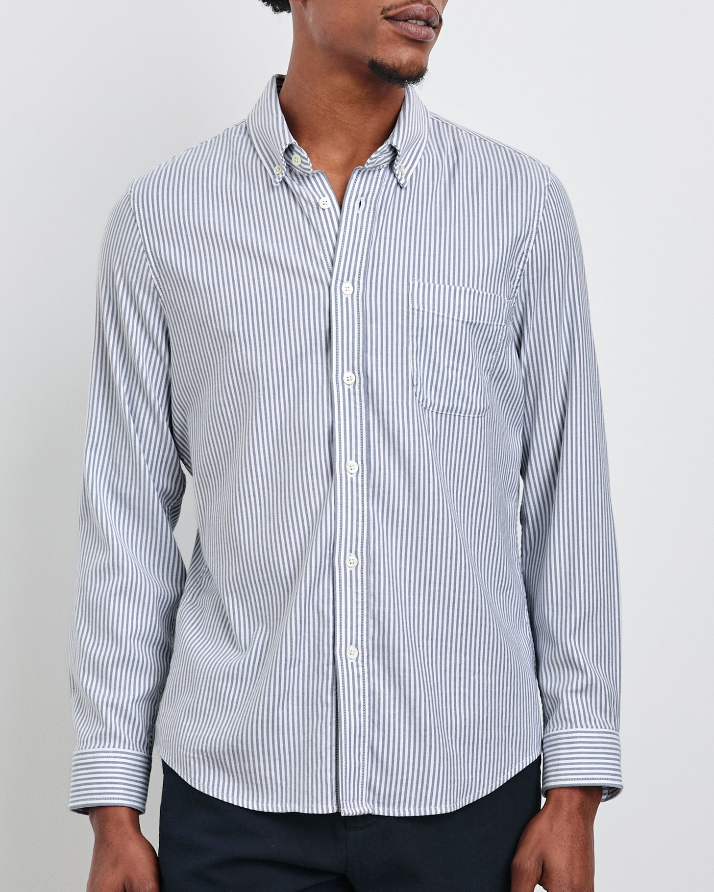 Vance - Blue White Stripe