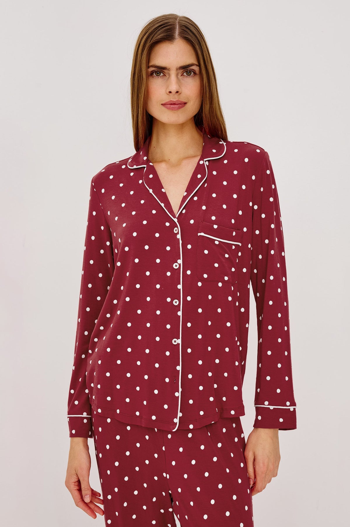 Varra Pajama Set - Cardinal Polka