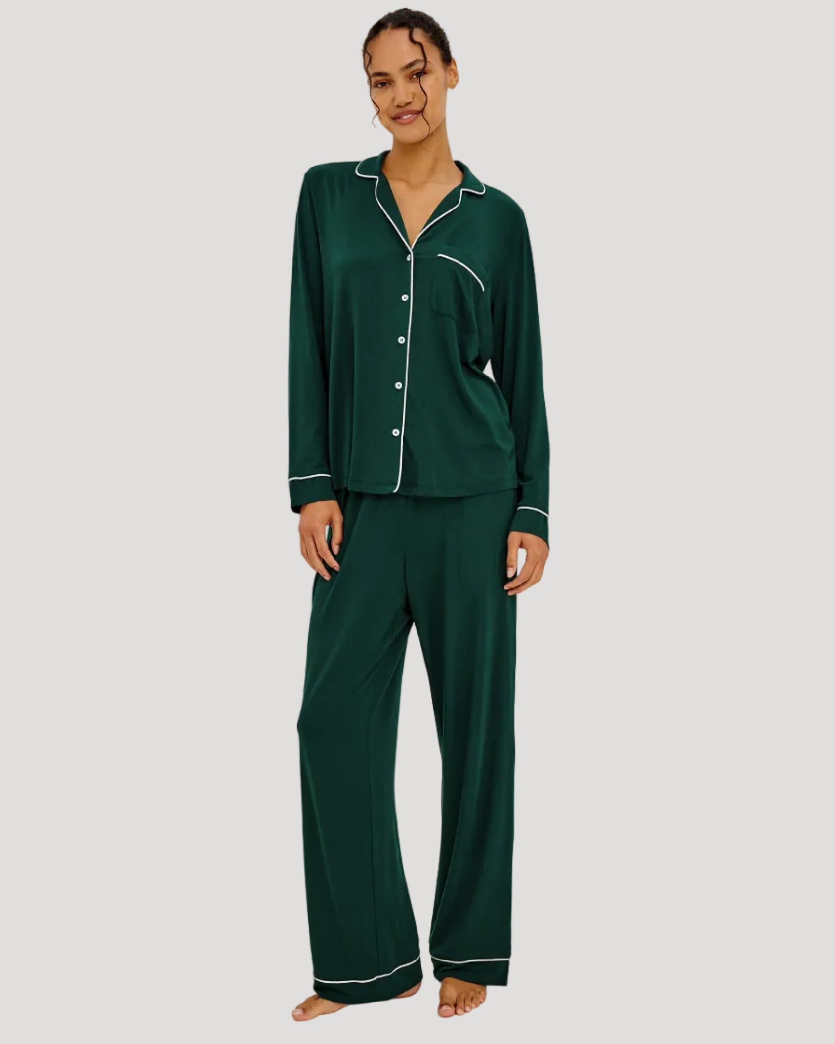 Varra Pajama Set - Evergreen