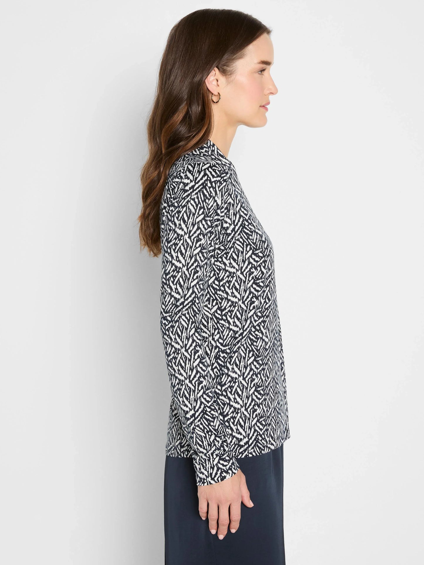 Geo Toss Knit Top