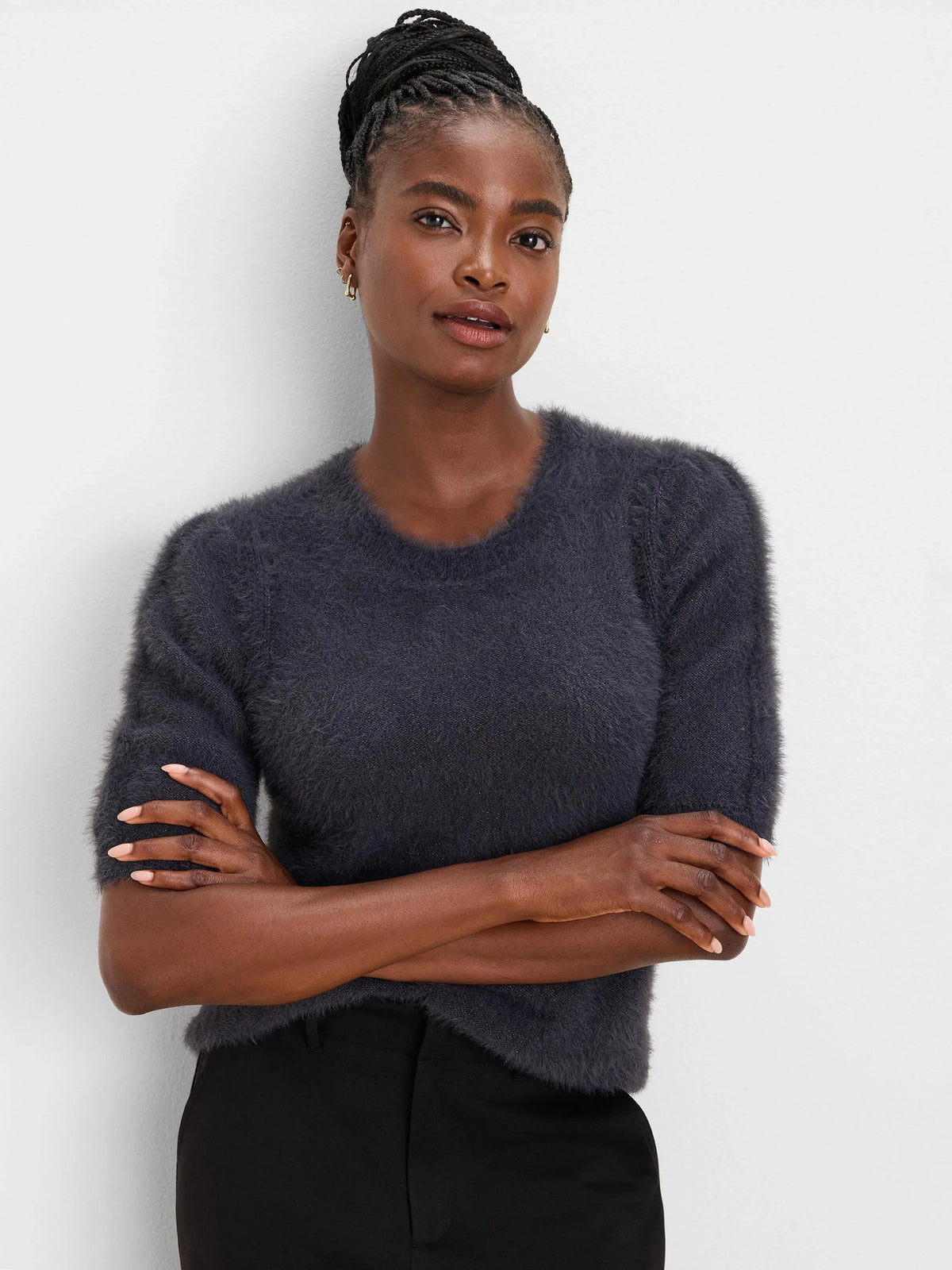 Brushed Sweater Tee
