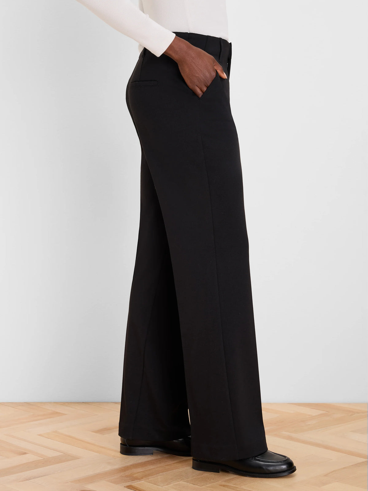 Quincy Wide Leg Ponte Pant