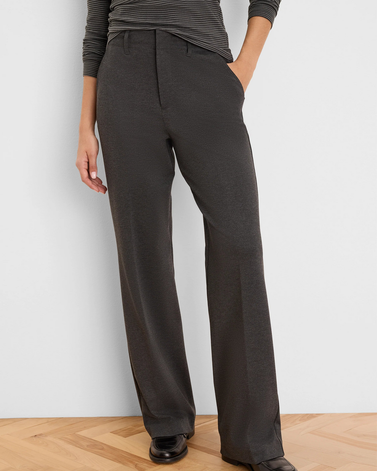 Quincy Wide Leg Ponte Pant