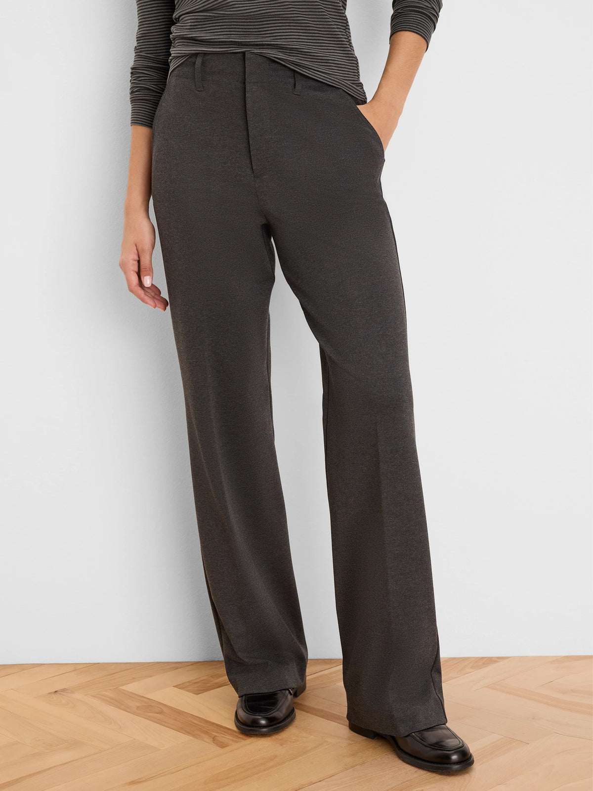 Quincy Wide Leg Ponte Pant