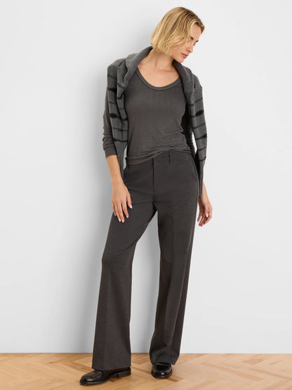 Quincy Wide Leg Ponte Pant