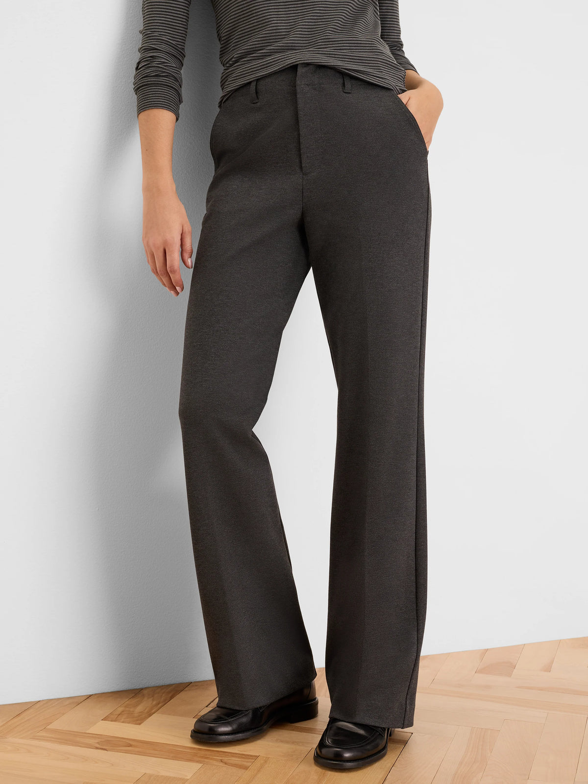 Quincy Wide Leg Ponte Pant