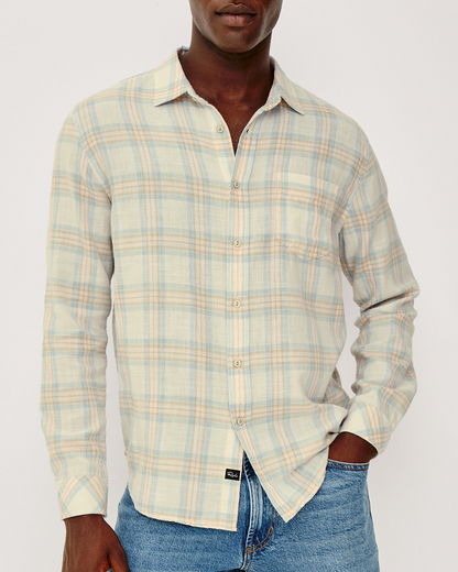 Wyatt - Conch Shore plaid cotton shirt by RAILS, relaxed fit men's casual wear, HCO Fredericksburg