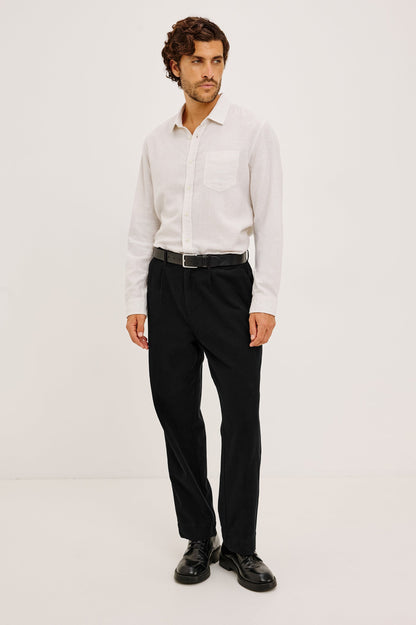 Wyatt Shirt - Ivory Etch