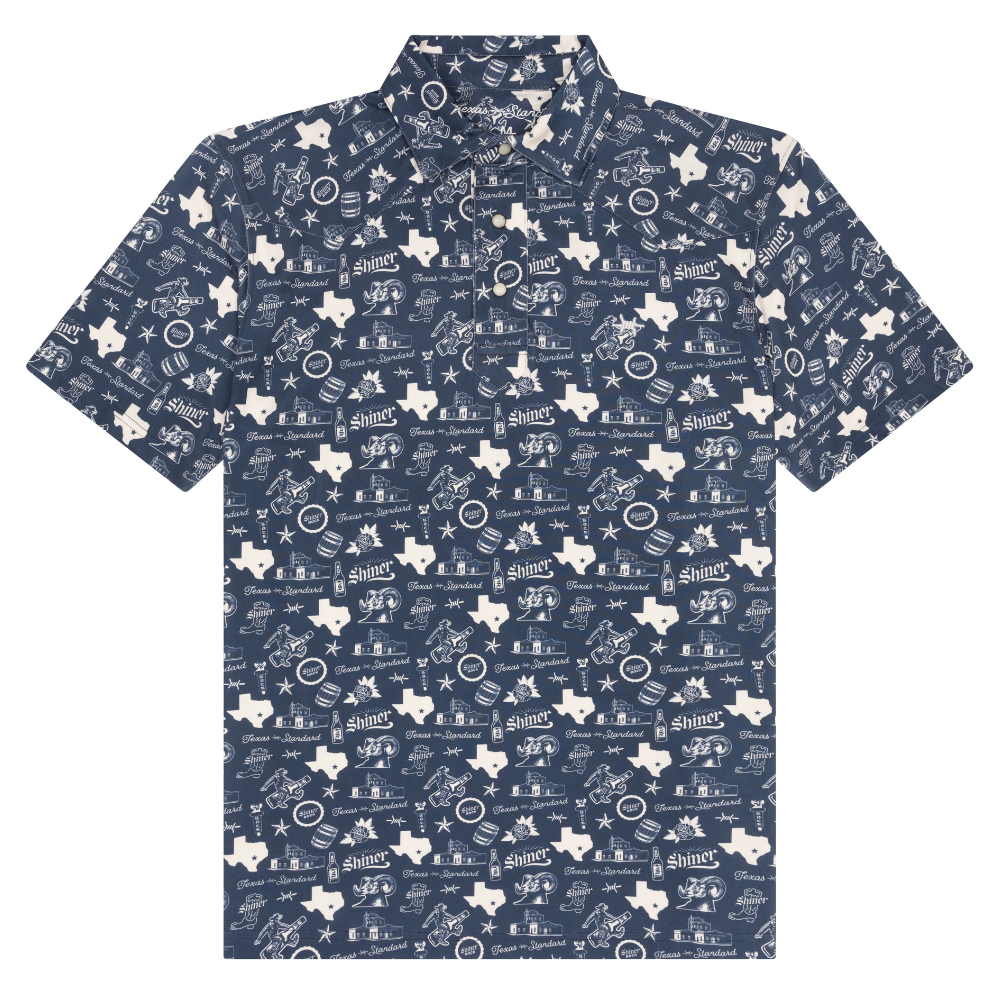 Western Traditions Polo - Shiner Navy