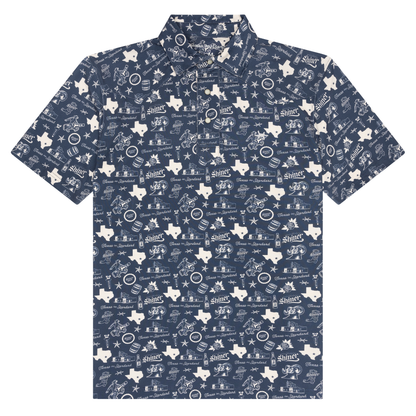 Western Traditions Polo - Shiner Navy