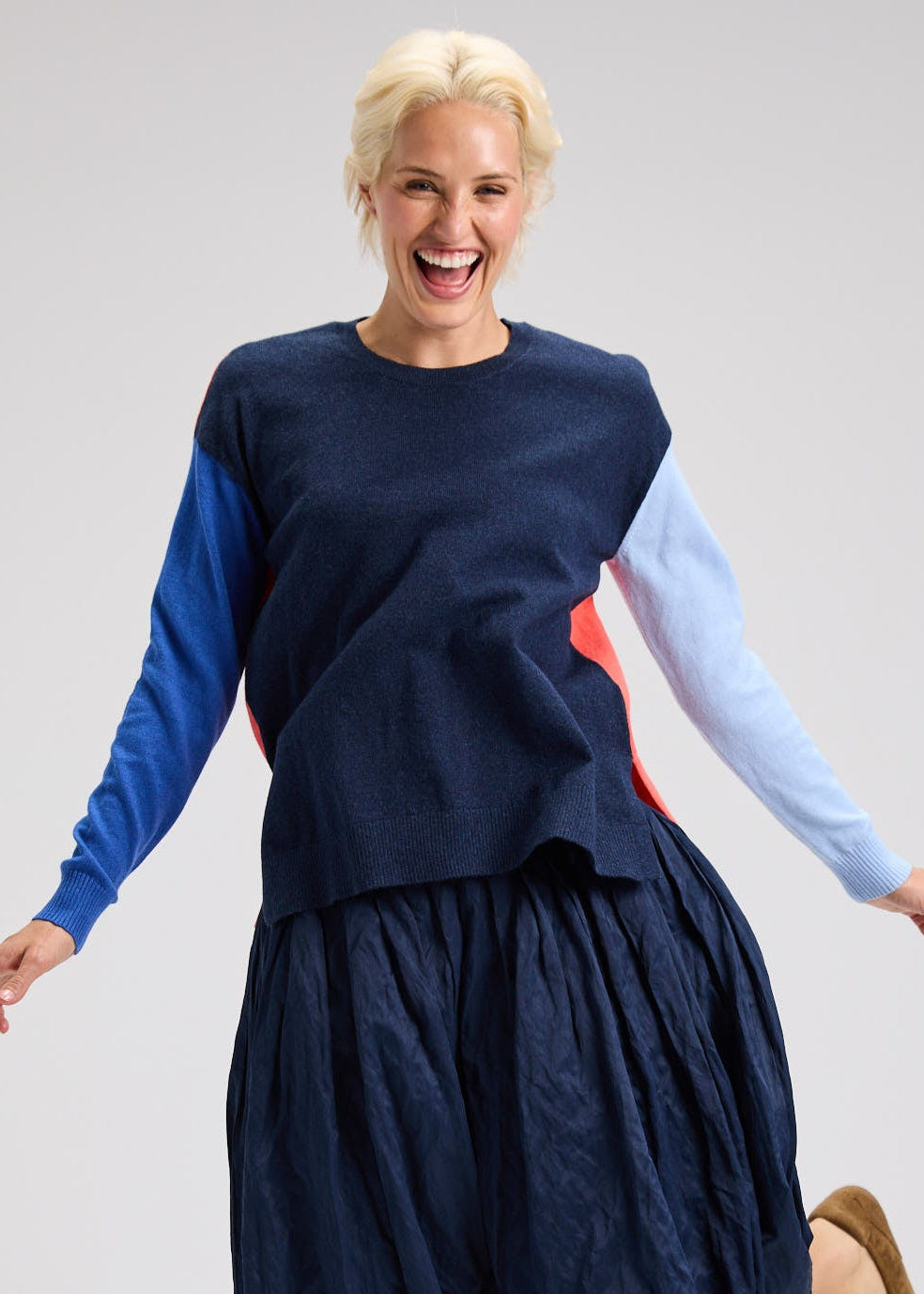 Elbow Intarsia Sweater