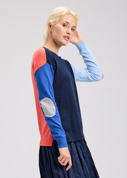 Elbow Intarsia Sweater