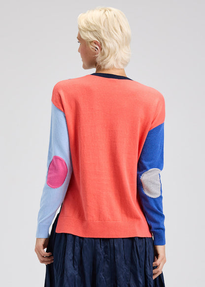 Elbow Intarsia Sweater