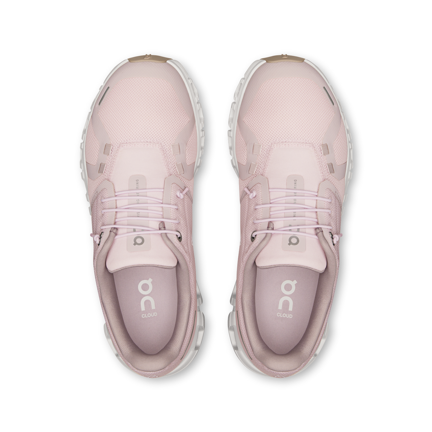Cloud 6 W Orchid/Fade sneakers, front toe view with laces and mesh upper, white tread sole