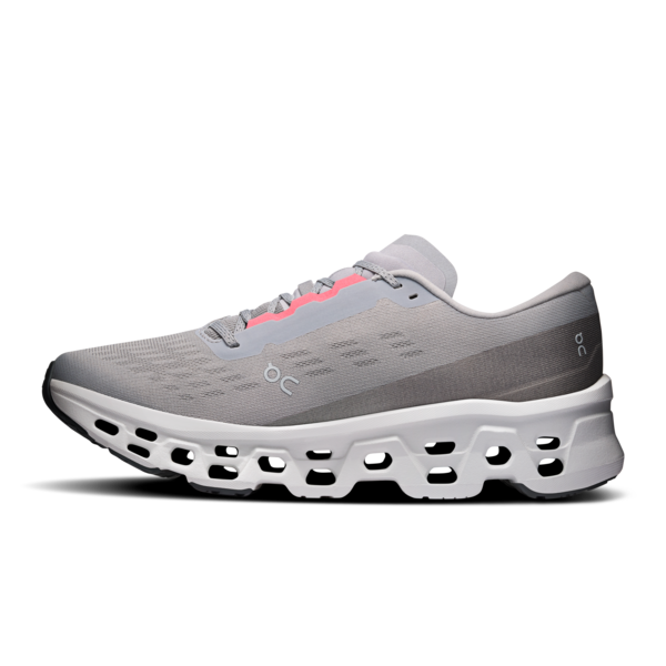 Men's Cloudmonster 3 - Alloy/Glacier from ON RUNNING, gray and white cushioned shoe